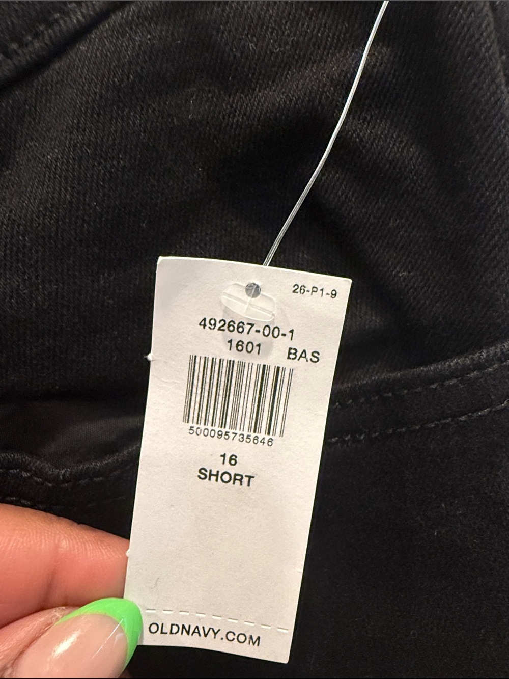 Old Navy black jeans high rise - Picture 2 of 4